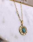 Turquoise Sun Necklace