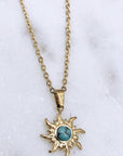 Turquoise Sun Necklace