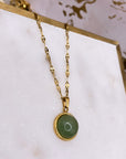 Jade Dot Necklace