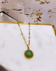 Jade Dot Necklace