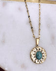 Turquoise Sun Necklace